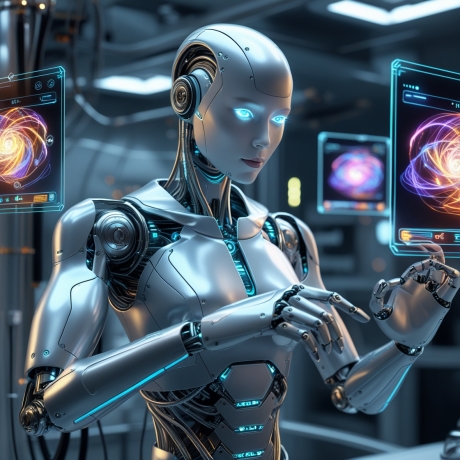 A robot representing an ai which will do your work on its own.